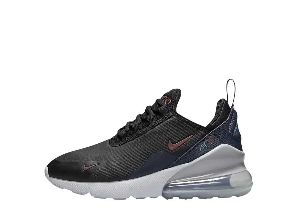 ナイキ GS エアマックス270 "ブラック/サンダーブルー/ウルフグレー/ダークポニー" (キッズ)