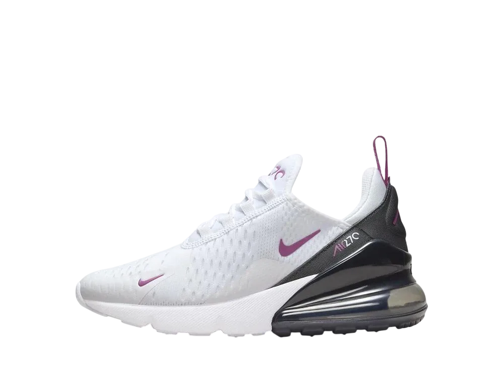 Nike GS Air Max 270 "White/Anthracite/Hot Fuchsia"