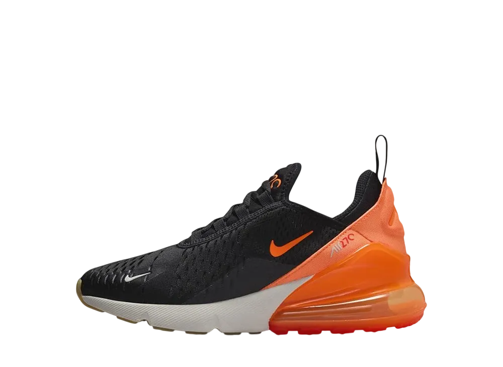 Nike GS Air Max 270 "Black/Bright Crimson/Phantom/Total Orange"