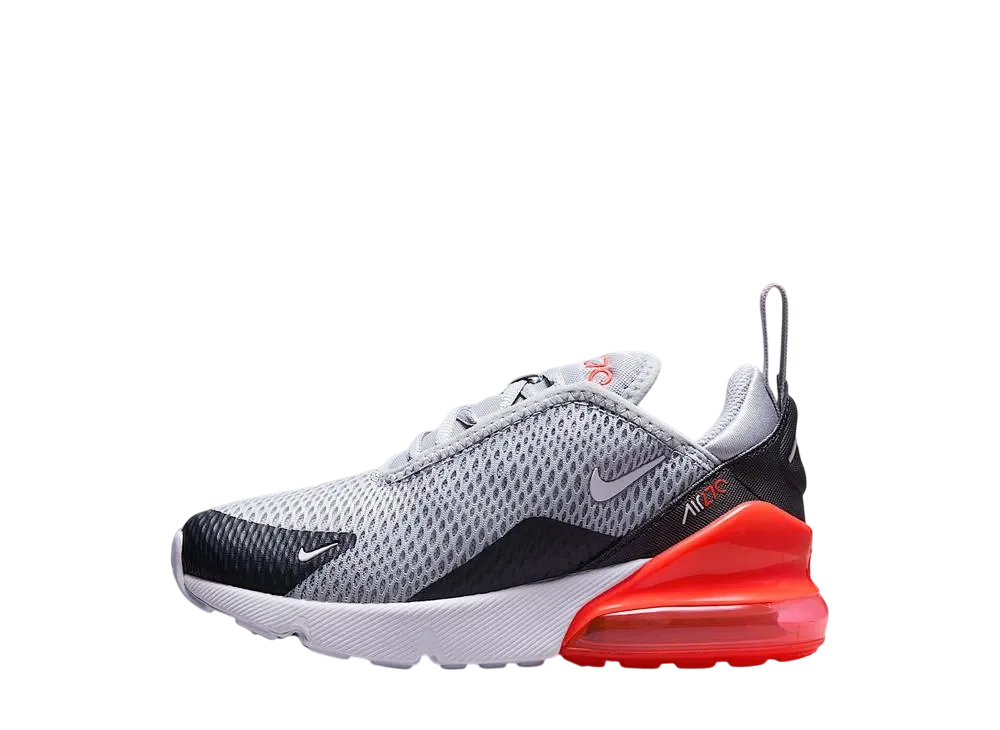 Nike PS Air Max 270 "Wolf Grey/Anthracite/Bright Crimson/White"