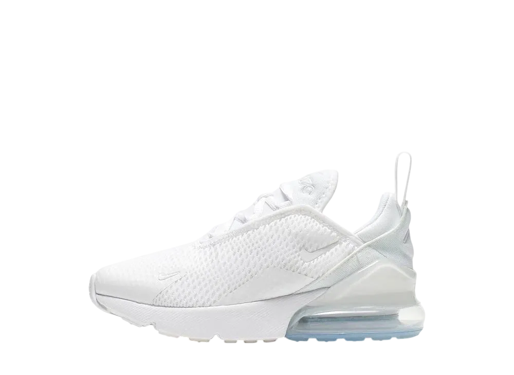 Nike PS Air Max 270 "White/Metallic Silver/White"