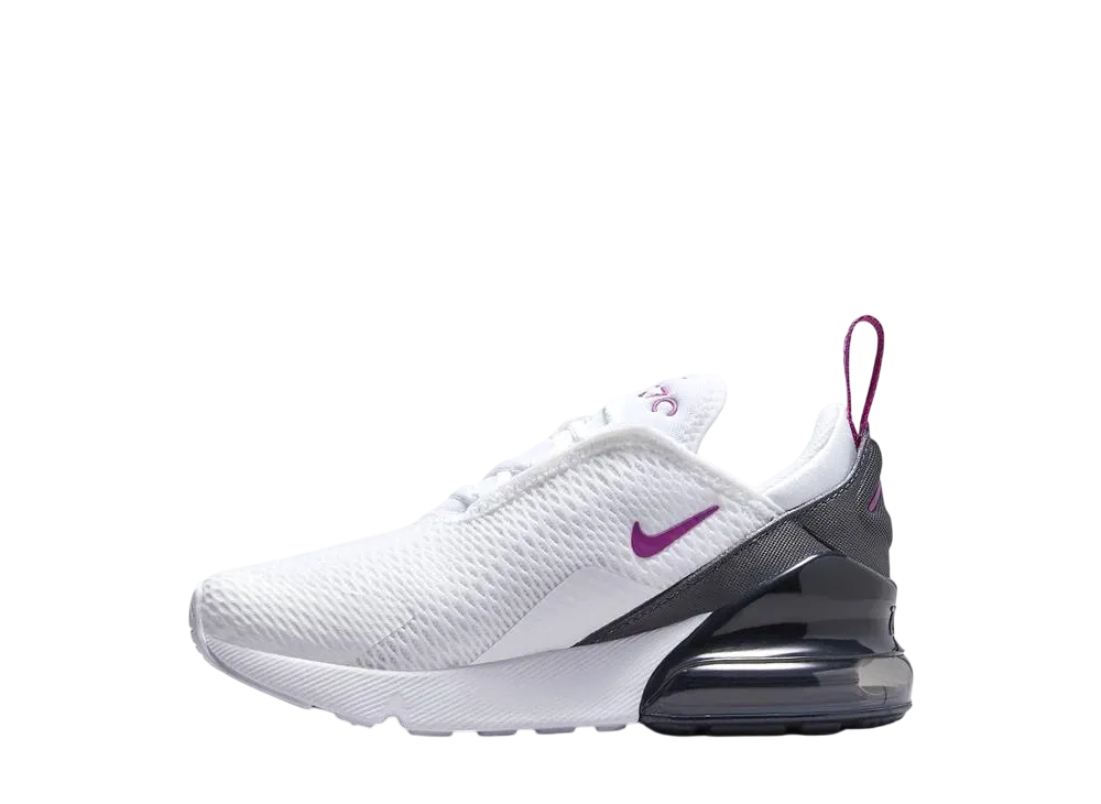 Nike PS Air Max 270 "White/Anthracite/Hot Fuchsia"