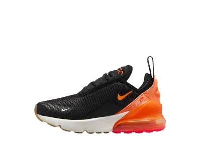 Nike PS Air Max 270 "Black/Bright Crimson/Phantom/Total Orange"