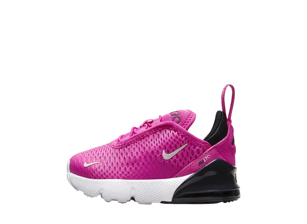 ナイキ TD エアマックス270 "レーザーフューシャ/ブラック/ホワイト/サミットホワイト" (キッズ)