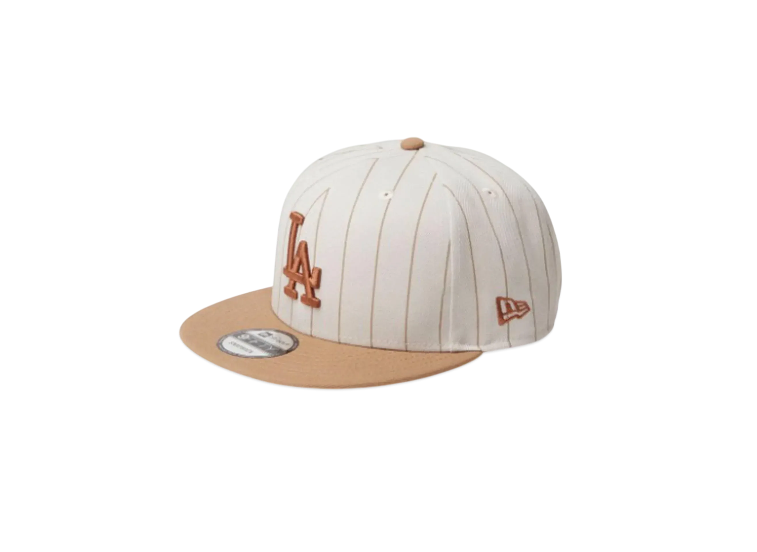 NEW ERA Golf 9Fifty MLB Pin Stripe Los Angeles Dodgers "Khaki Stripe"