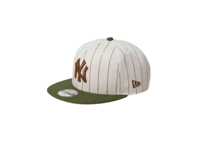 NEW ERA Golf 9Fifty MLB Pin Stripe New York Yankees "Rifle Green Stripe"