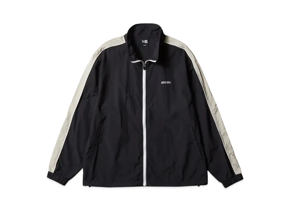 NEW ERA Performance Apparel Nylon Side Tape Track Jacket "Black"