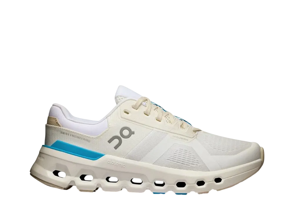 On Women's Cloudrunner 2 "White/Horizon"