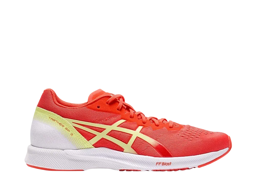 アシックス ウィメンズ ターサー RP 3 "コーラルリーフ/ハドルイエロー"