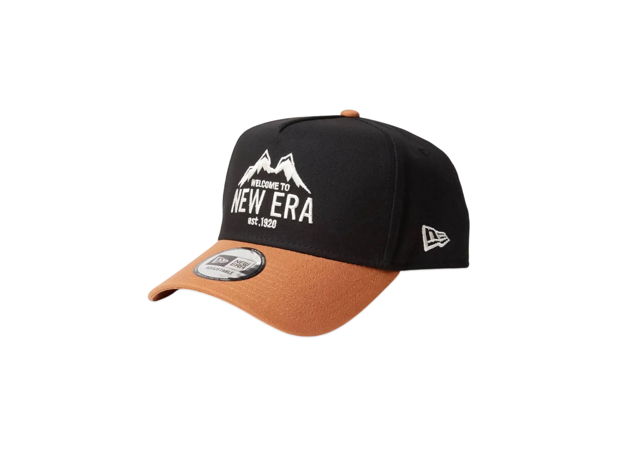 NEW ERA New Era Outdoor 9Forty A-Frame Duck Canvas Mountain Logo "Black/Tan"