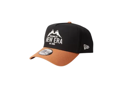 NEW ERA New Era Outdoor 9Forty A-Frame Duck Canvas Mountain Logo "Black/Tan"