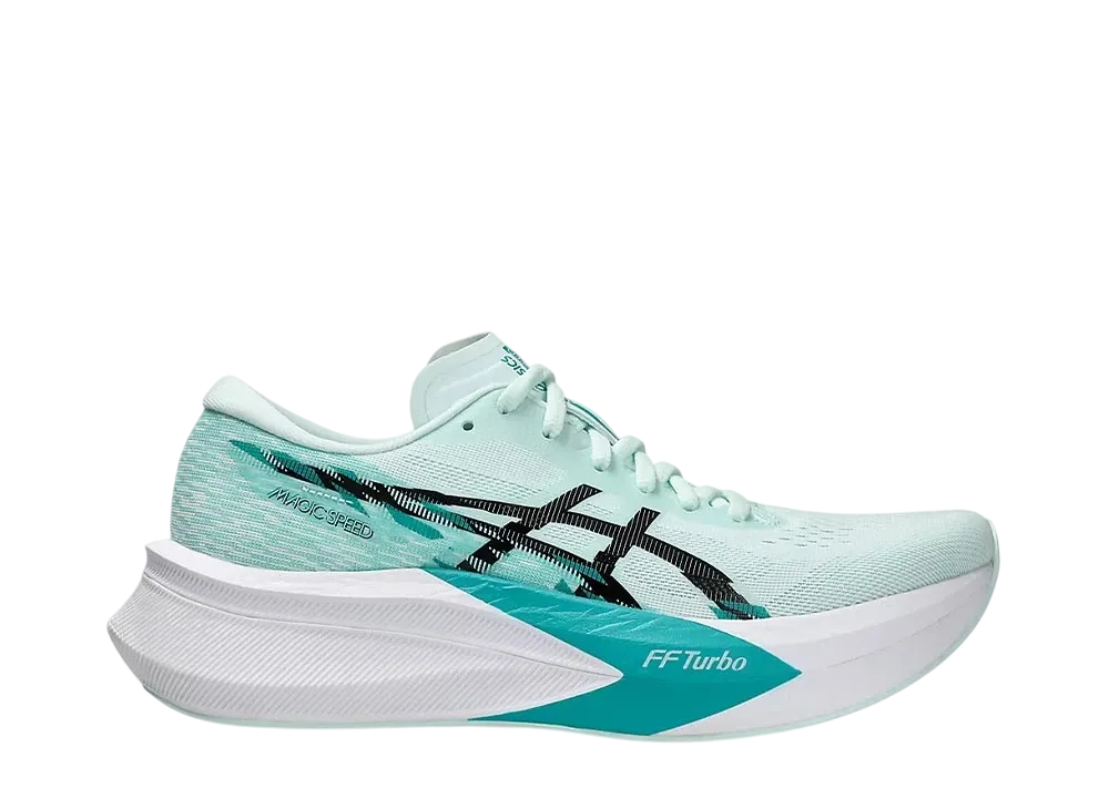 アシックス ウィメンズ マジックスピード4 "スージングシー/ブラック"