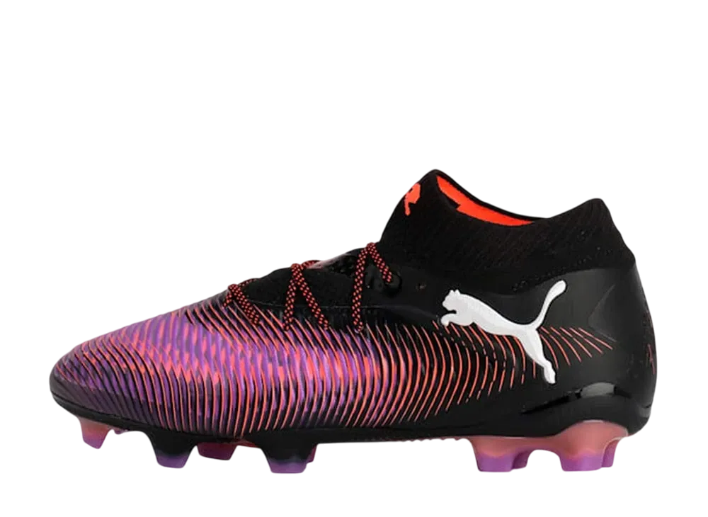プーマ フューチャー8 アルティメット FG "プーマブラック/プーマホワイト/グローイングレッド"