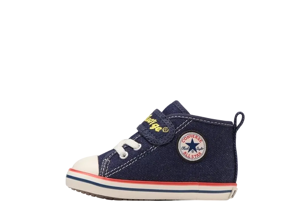 おさるのジョージ × コンバース TD ベビー オールスター N WP V-1 "インディゴ" (キッズ)