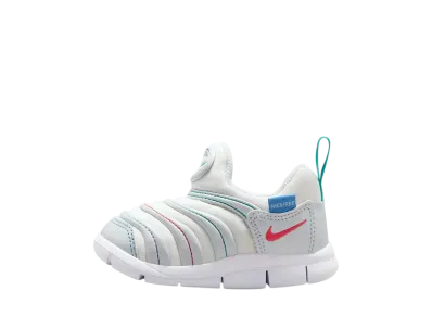 Nike TD Dynamo Free "White/Pure Platinum/Blue Beyond/Dusty Cactus"