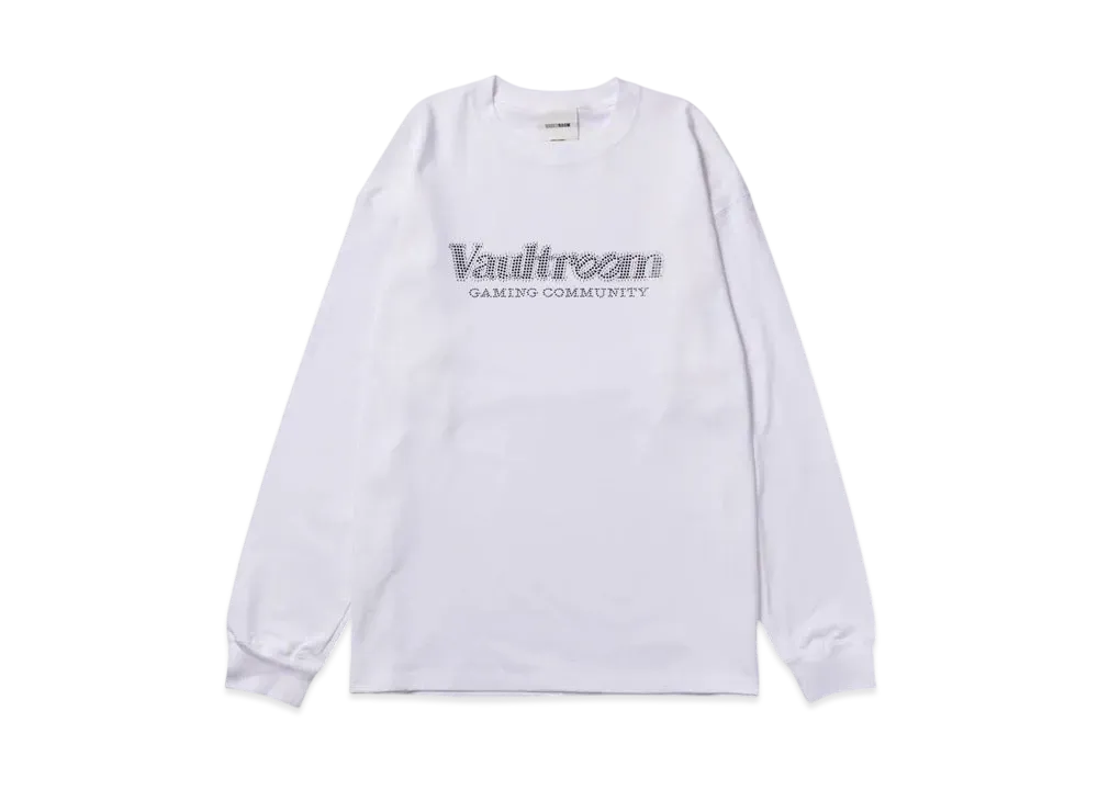 VAULTROOM VGC Rhinestone L/S Tee "White"