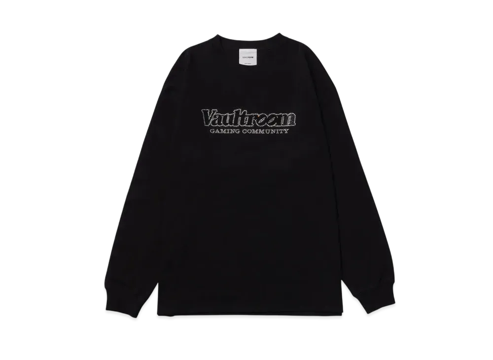 VAULTROOM VGC Rhinestone L/S Tee "Black"
