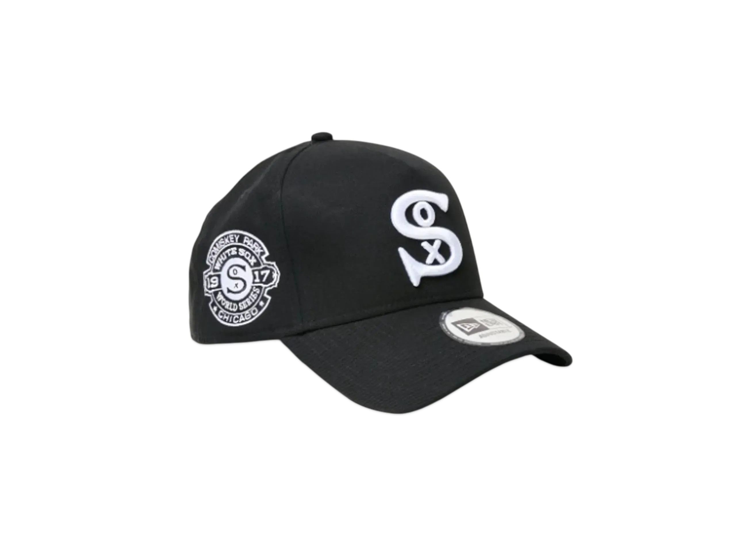 NEW ERA 9Forty A-Frame MLB Black & White Chicago White Sox Cooperstown "Black"