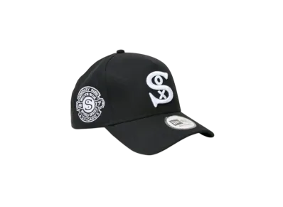 NEW ERA 9Forty A-Frame MLB Black & White Chicago White Sox Cooperstown "Black"