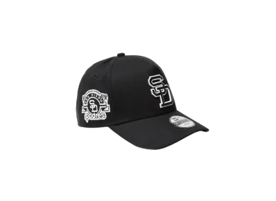NEW ERA Youth 9Forty A-Frame Black & White San Diego Padres Cooperstown "Black"
