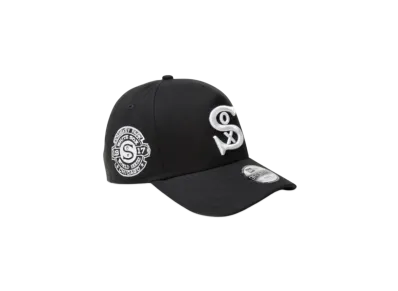 NEW ERA Youth 9Forty A-Frame Black & White Chicago White Sox Cooperstown "Black"