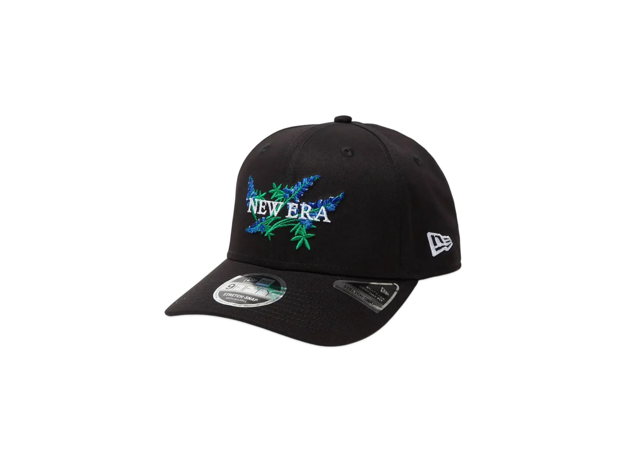 NEW ERA 9Forty A-Frame Stretch Series Bluebonnet "Black"