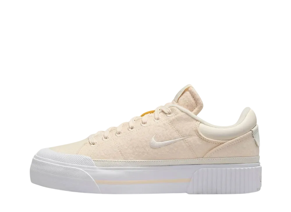 ナイキ ウィメンズ コートレガシー リフト "ペールアイボリー/ホワイト/ヘンプ/ファントム"