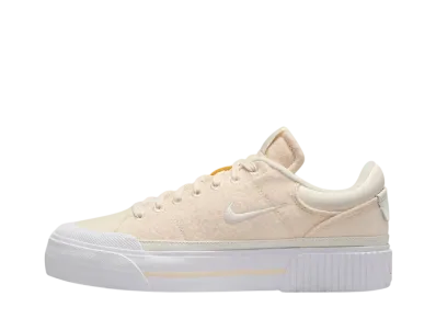 Nike Women's Court Legacy Lift "Pale Ivory/White/Hemp/Phantom"