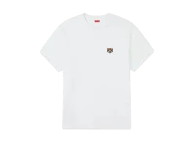 KENZO 'Happy Tiger' Embroidery T-shirt "Off White"