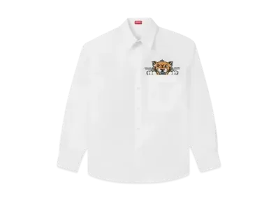 KENZO 'Happy Tiger' Casual Shirt "White"