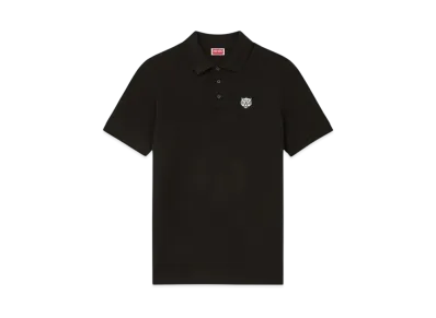 KENZO 'Happy Tiger' Embroidery Slim Polo "Black"