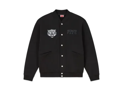 KENZO 'Happy Tiger' Embroidery Bomber Jacket "Black"