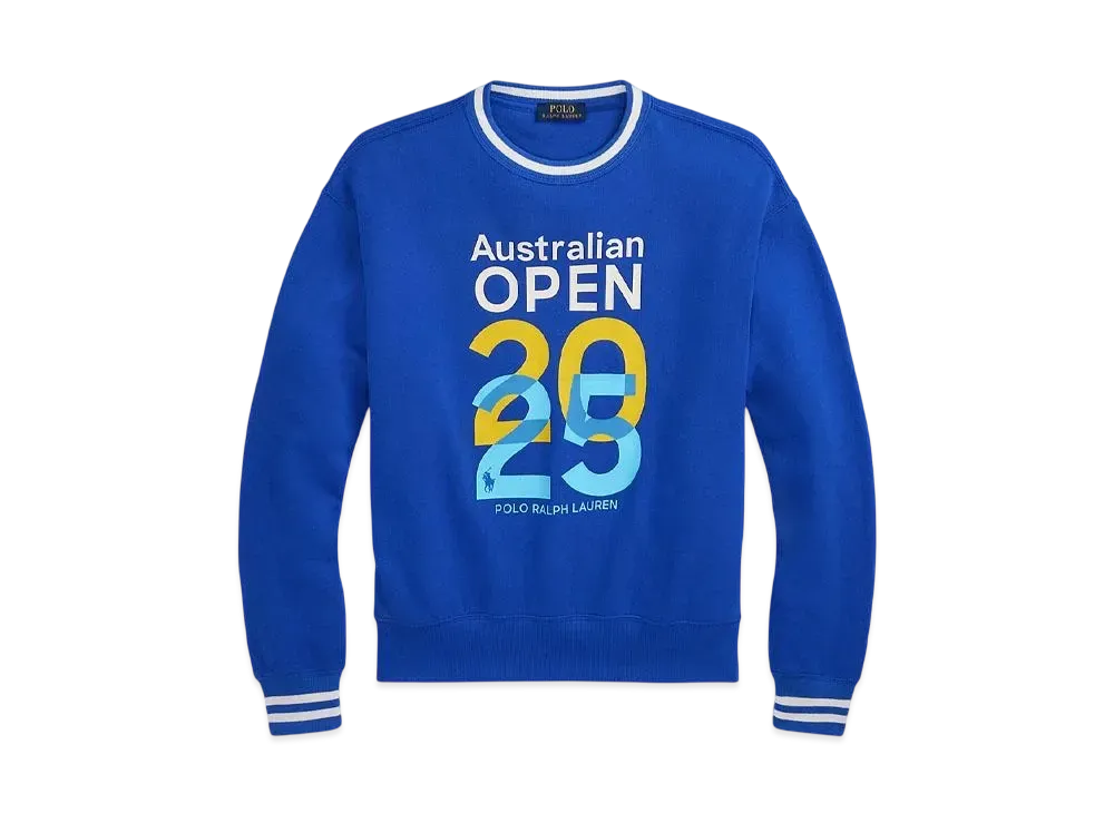 Polo Ralph Lauren x Australian Open Logo Terry Crewneck "Blue"