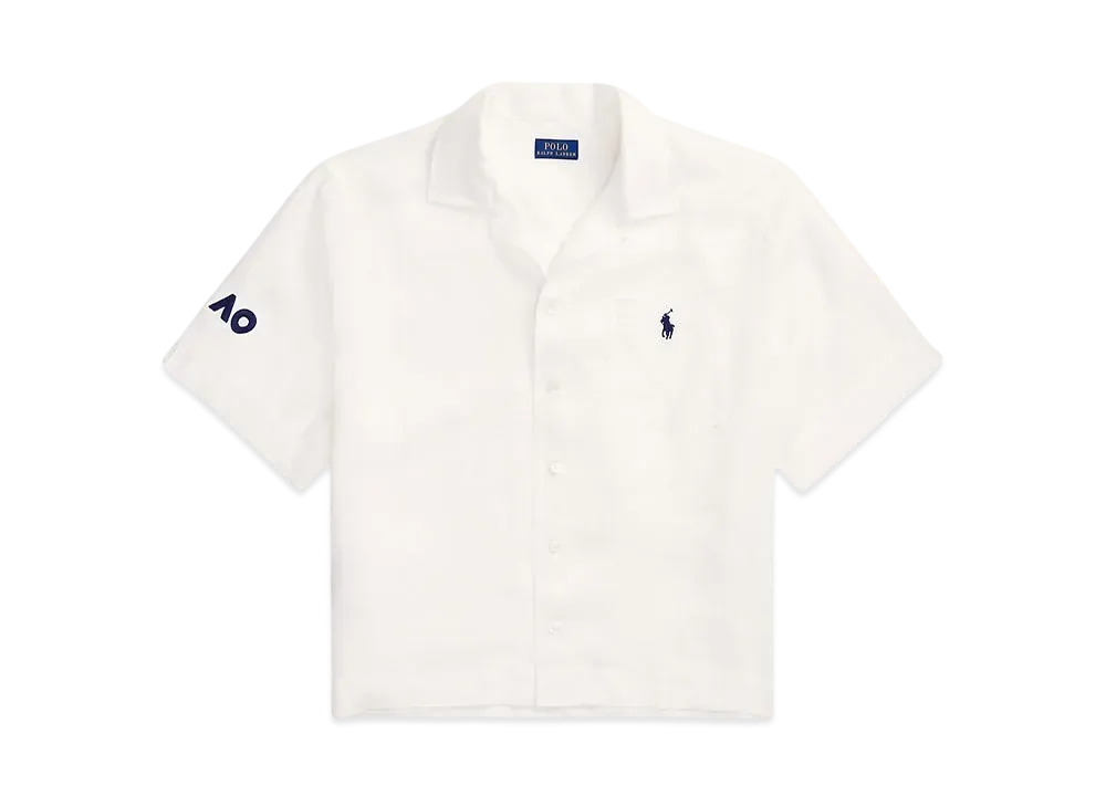 Polo Ralph Lauren x Australian Open Linen Cotton Camp Shirt "White"