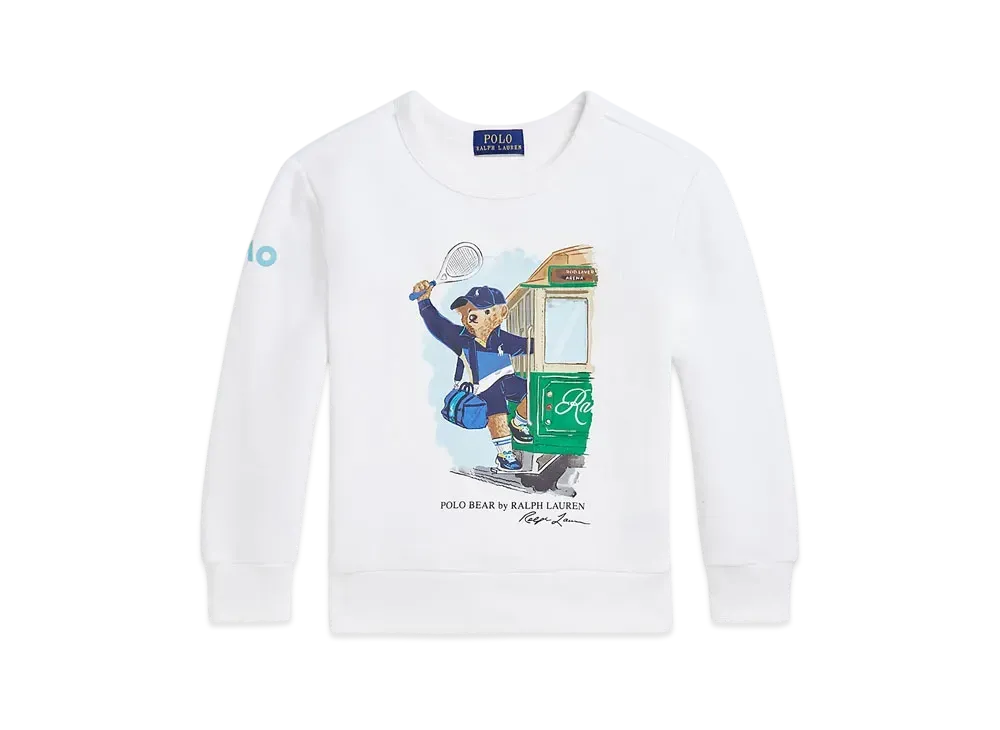 Polo Ralph Lauren x Australian Open Polo Bear Sweatshirt (Boys) "White"