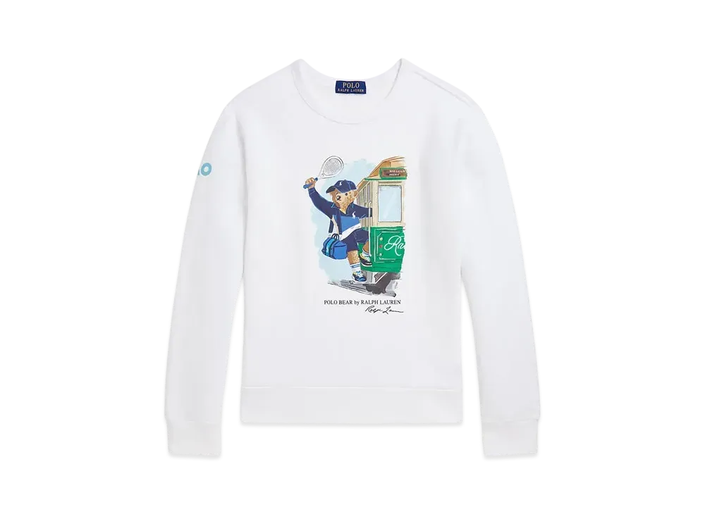 Polo Ralph Lauren x Australian Open Polo Bear Sweatshirt (Boys) "White"