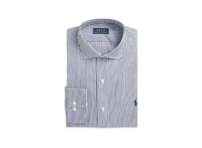 Polo Ralph Lauren Classic Fit Striped Poplin Shirt "Navy"