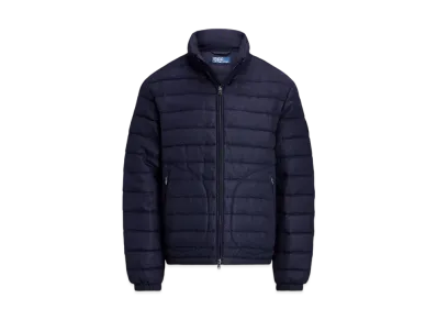 Polo Ralph Lauren Quilted Linen Down Jacket "Navy"