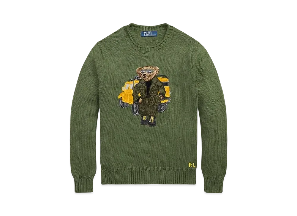 Polo Ralph Lauren Polo Bear Roll Neck Sweater "Green"