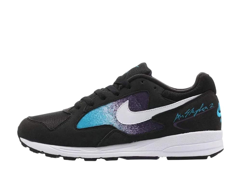 ナイキ エアスカイロン2 "ブラック/ホワイト/ブルーラグーン/グランドパープル"