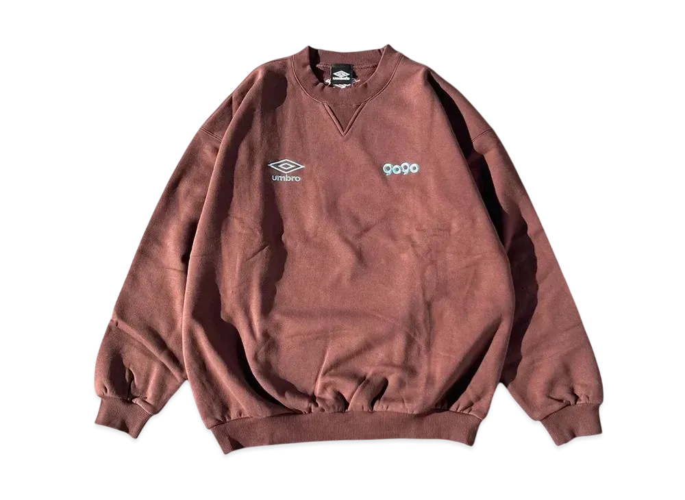umbro x 9090 Two Logo Crewneck Sweat "Brown" NN1801