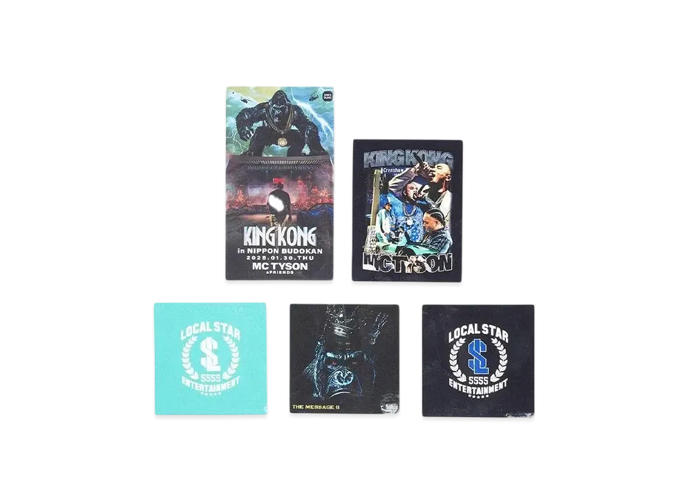 MC TYSON | KING KONG IN 武道館 \ Sticker Set "MULTI"