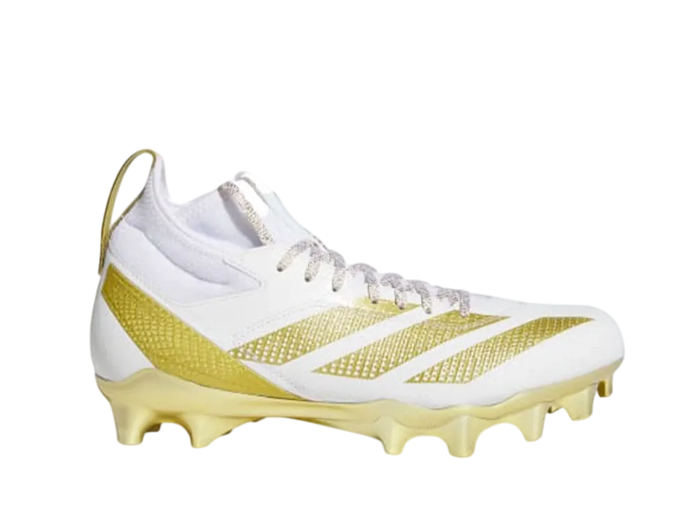 アディダス アディゼロ インパクト DSG SMU フットボールスパイク "クラウドホワイト/ゴールドメタリック"