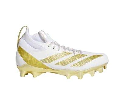 adidas Adizero Impact DSG SMU Football Cleats "Cloud White/Gold Metallic"