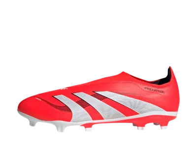 adidas Predator League Laceless Firm/Multi-Ground Cleats "Lucid Red/Cloud White/Core Black"