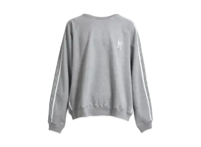BREATH x NEEDLES Track Crew Neck Shirt Sweat "Gray/White"