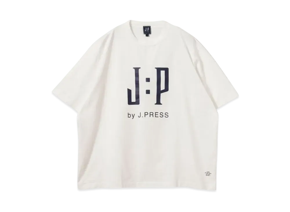 B:MING by BEAMS x J.PRESS ORIGINALS Logo Print T-shirt "White"