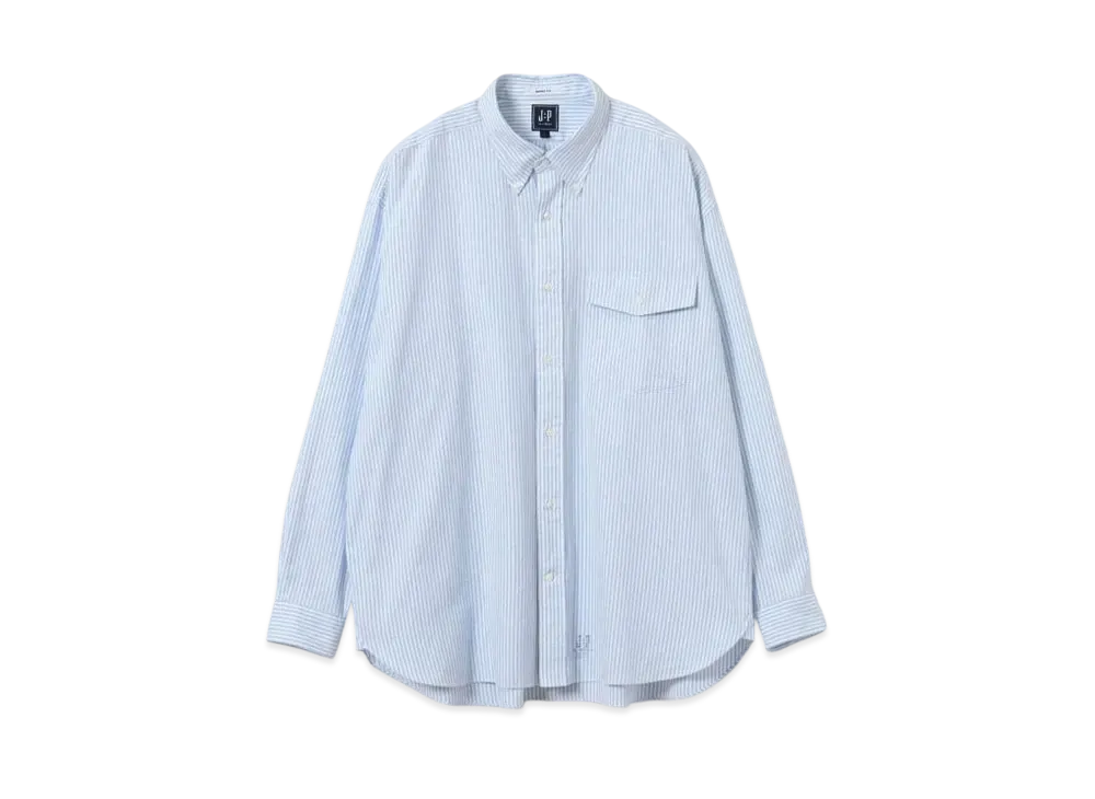 B:MING by BEAMS x J.PRESS ORIGINALS Oxford Button Down Shirt "Blue ST"