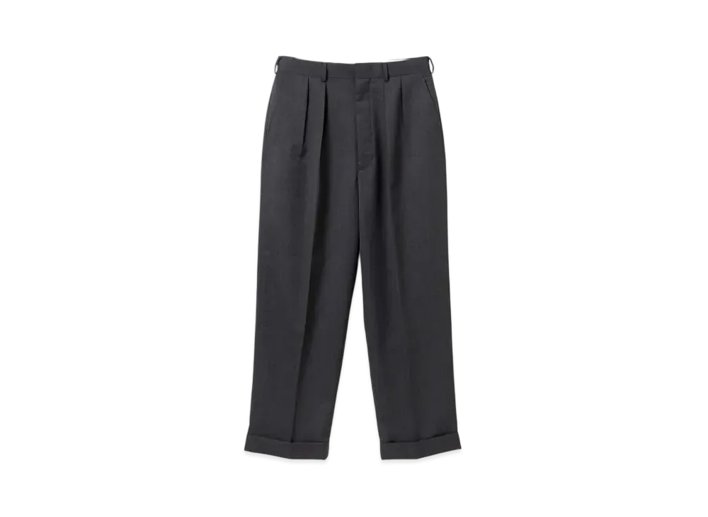 B:MING by BEAMS x J.PRESS ORIGINALS 2 Pleat Slacks "Charcoal"