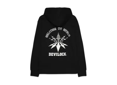 DEVILOCK VECTOR LOGO ZIP HOODIE "BLACK"